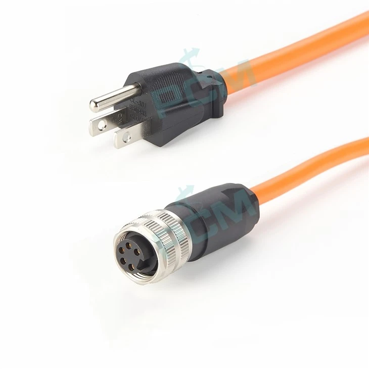 Industrial Sensor DeviceNet 7/8-16UN M12 Circular Connector Cable Splitter
