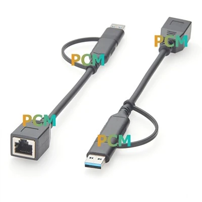Adaptér USB-C USB-A na RJ45 Gigabit Ethernet